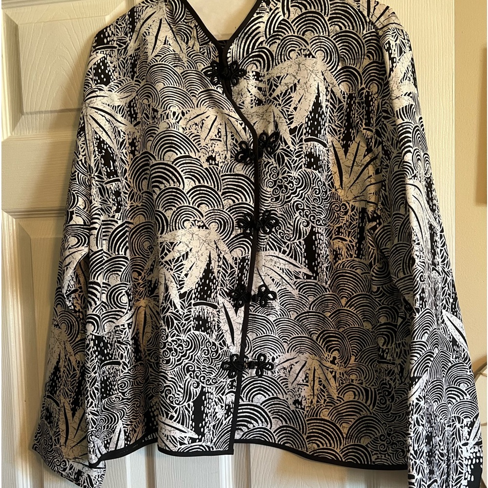 silk jacket/top